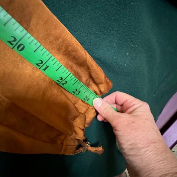 DKNY Satin Womens Drawstring Cargo Jogger Pants Sz 4 Copper - Picture 8 of 10